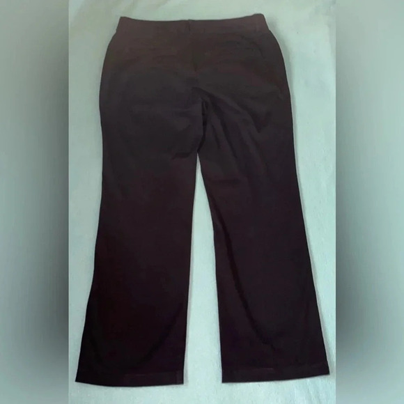 JM COLLECTION  dark navy blue pants super soft with stretchy waistband size 14 - Picture 3 of 13